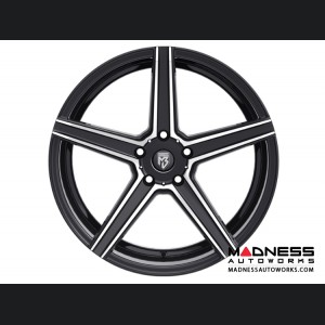 Ford Fusion Custom Wheels by Fondmetal - KV-1 - Matte Black Machined